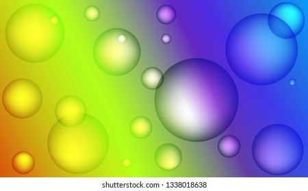 Creative geometric wallpaper with circle. For your design wallpapers presentation. Vector illustration