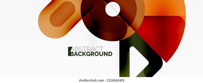 Creative geometric wallpaper. Circles, lines background. Business template for wallpaper, banner, background or landing