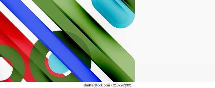 Kreative geometrische Tapete. Minimale Linien und kreisförmiger Hintergrund. Trendy Techno Business Template für Tapete, Banner, Hintergrund oder Landung