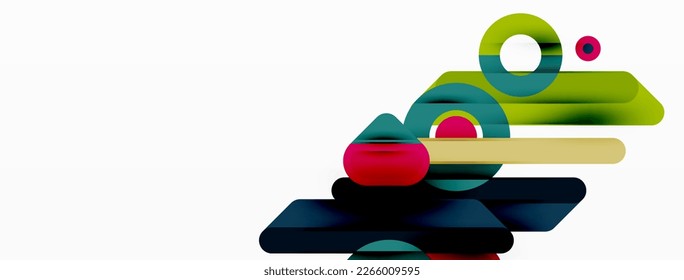 Kreative geometrische Tapete. Minimaler Hintergrund