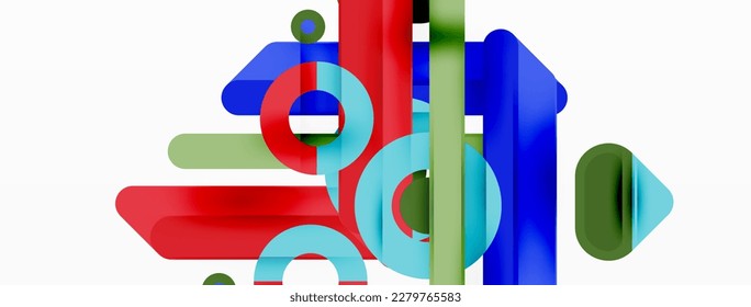 Papel geométrico creativo. Fondo mínimo de líneas y círculos. Plantilla de negocios de moda para tecno para papel de pared, banner, fondo o aterrizaje