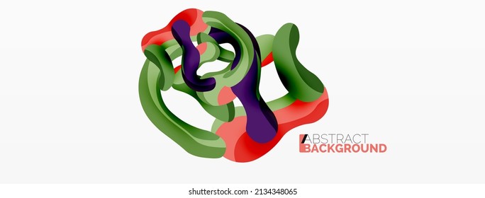 Creative geometric wallpaper. Splash liquid wave fluid shapes background. Techno business template for wallpaper, banner, background or landing