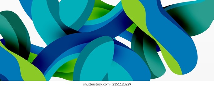Creative geometric wallpaper. Splash liquid wave fluid shapes background. Techno business template for wallpaper, banner, background or landing