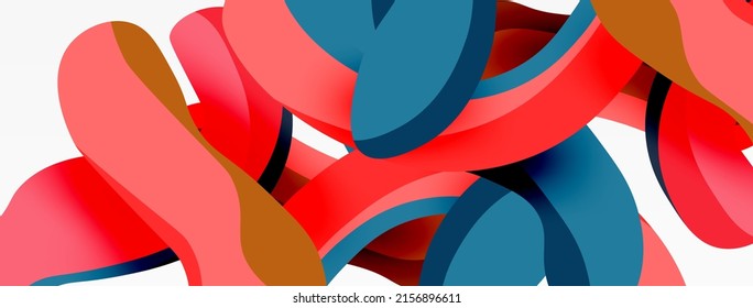 Papel geométrico creativo. Splash líquido forma el fondo de las formas del fluido de la onda. Plantilla de negocio de Techno para papel de pared, banner, fondo o aterrizaje