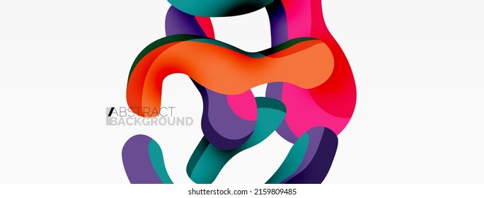 Creative geometric wallpaper. Splash liquid wave fluid shapes background. Techno business template for wallpaper, banner, background or landing