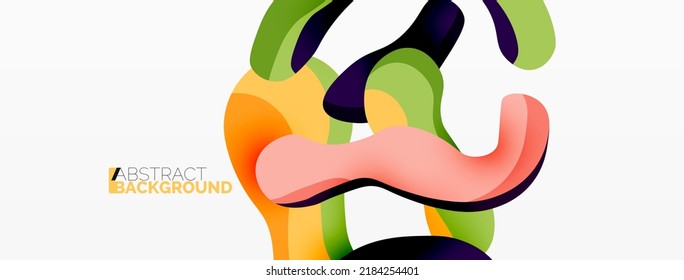 Papel geométrico creativo. Splash líquido forma el fondo de las formas del fluido de la onda. Plantilla de negocio de Techno para papel de pared, banner, fondo o aterrizaje