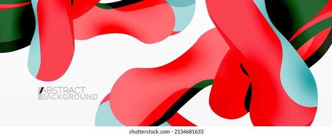 Creative geometric wallpaper. Splash shapes composition background. Techno business template for wallpaper, banner, background or landing