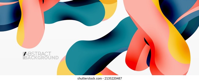 Creative geometric wallpaper. Splash shapes composition background. Techno business template for wallpaper, banner, background or landing