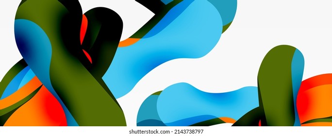 Creative geometric wallpaper. Splash shapes composition background. Techno business template for wallpaper, banner, background or landing