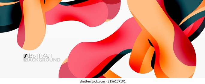 Creative geometric wallpaper. Splash shapes composition background. Techno business template for wallpaper, banner, background or landing