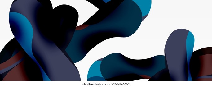Creative geometric wallpaper. Splash shapes composition background. Techno business template for wallpaper, banner, background or landing