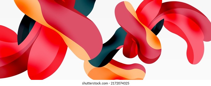 Creative geometric wallpaper. Splash shapes composition background. Techno business template for wallpaper, banner, background or landing