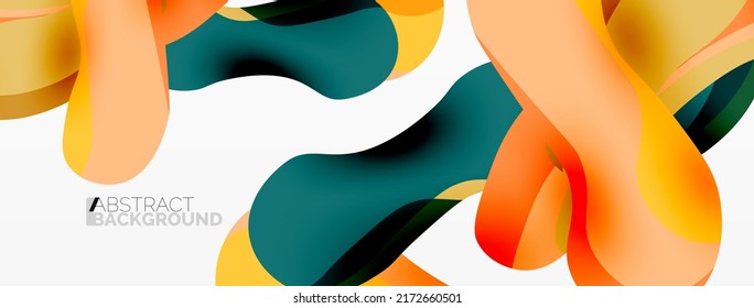 Papel geométrico creativo. Fondo de composición de formas de dispersión. Plantilla de negocio de Techno para papel de pared, banner, fondo o aterrizaje