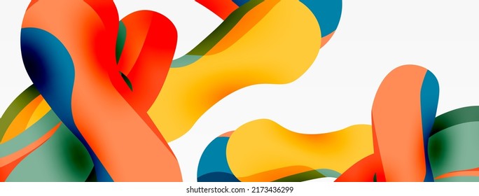 Papel geométrico creativo. Fondo de composición de formas de dispersión. Plantilla de negocio de Techno para papel de pared, banner, fondo o aterrizaje