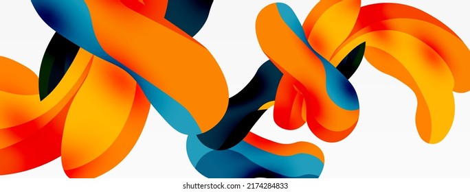 Creative geometric wallpaper. Splash shapes composition background. Techno business template for wallpaper, banner, background or landing