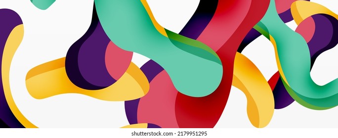 Creative geometric wallpaper. Splash shapes composition background. Techno business template for wallpaper, banner, background or landing