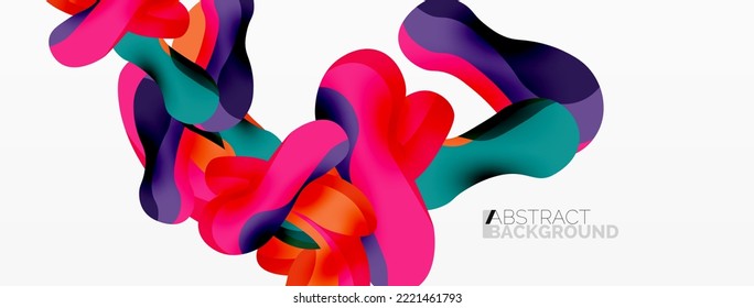 Creative geometric wallpaper. Splash shapes composition background. Techno business template for wallpaper, banner, background or landing