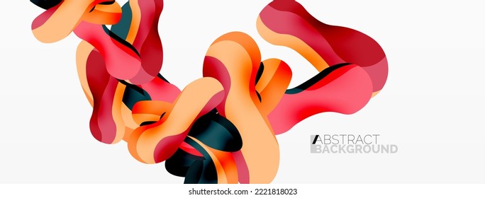 Creative geometric wallpaper. Splash shapes composition background. Techno business template for wallpaper, banner, background or landing