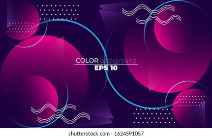 Creative geometric wallpaper. Trendy fluid flow gradient shapes composition. Visual Supply Company background for gift card,  Poster on wall poster template,  landing page, ui, ux ,coverbook,  baner, 