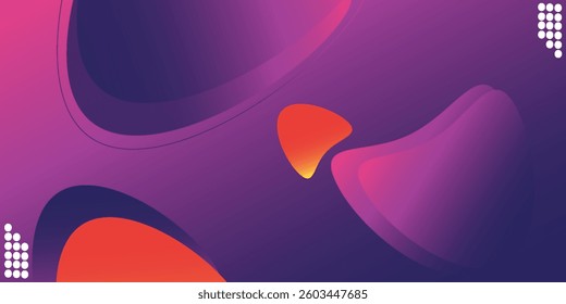 Creative geometric wallpaper. Trendy fluid flow gradient shape composition. background modern