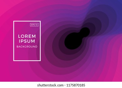 Creative geometric wallpaper. Trendy gradient shapes composition