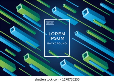 Creative geometric wallpaper. Trendy gradient shapes composition