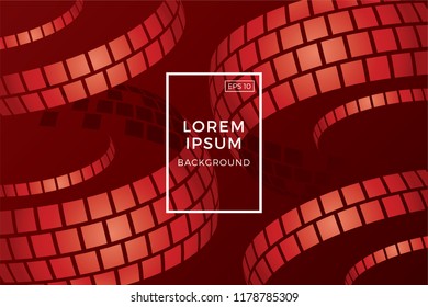 Creative geometric wallpaper. Trendy gradient shapes composition