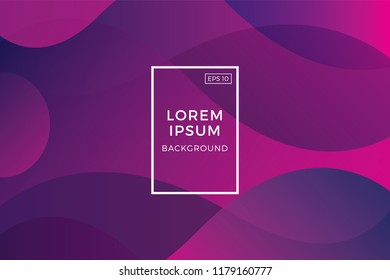 Creative geometric wallpaper. Trendy gradient shapes composition