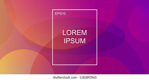 Creative geometric wallpaper. Trendy gradient shapes composition. Eps10 vector.