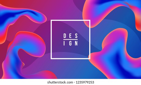 Creative geometric wallpaper. Trendy gradient shapes composition. Eps10 vector.
