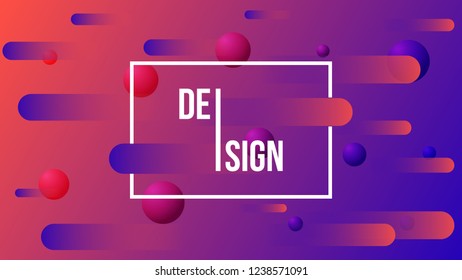Creative geometric wallpaper. Trendy gradient shapes composition. Eps10 vector.