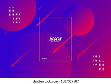 	
Creative geometric wallpaper. Trendy gradient shapes composition. Vector design