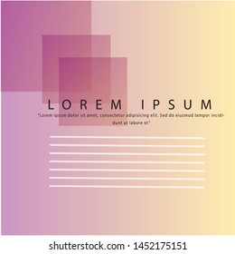 Creative geometric wallpaper. Trendy gradient shapes composition. Eps10 vector.