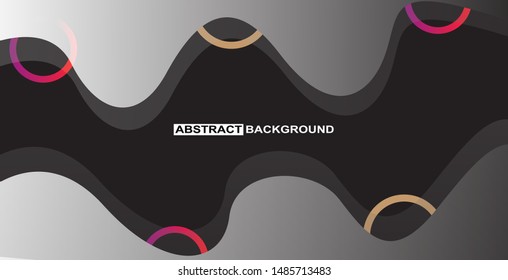 Creative geometric wallpaper. Trendy gradient shapes composition. EPS 10 Vector