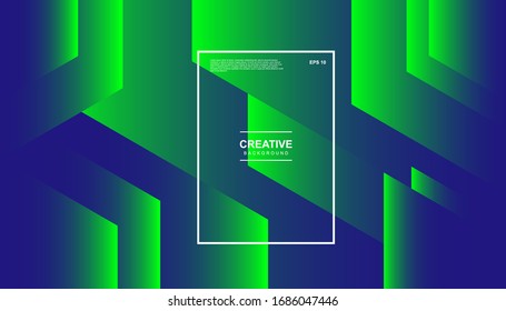 Creative geometric wallpaper. Trendy gradient shapes composition. Eps10 vector.