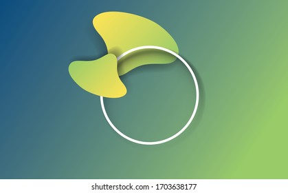  Kreative geometrische Tapete. Trendfarbene Formen Zusammensetzung. EPS10 Vektorillustration.