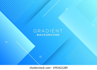 Creative geometric wallpaper. Trendy gradient shapes composition