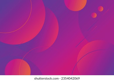 Papel geométrico creativo. Composición de formas de degradado de moda. Vector Eps10.
