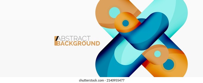 Creative geometric wallpaper. Trendy minimal abstract background. Techno business template for wallpaper, banner, background or landing