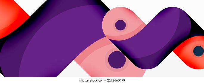 Kreative geometrische Tapete. Trendy minimaler abstrakter Hintergrund. Techno-Geschäftsvorlage für Bildschirmhintergründe, Banner, Hintergrund oder Landung