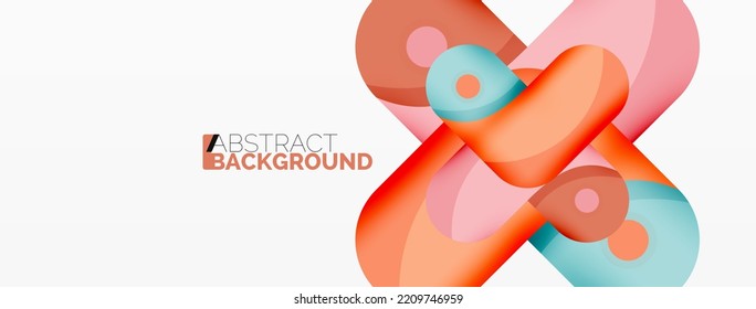 Creative geometric wallpaper. Trendy minimal abstract background. Techno business template for wallpaper, banner, background or landing