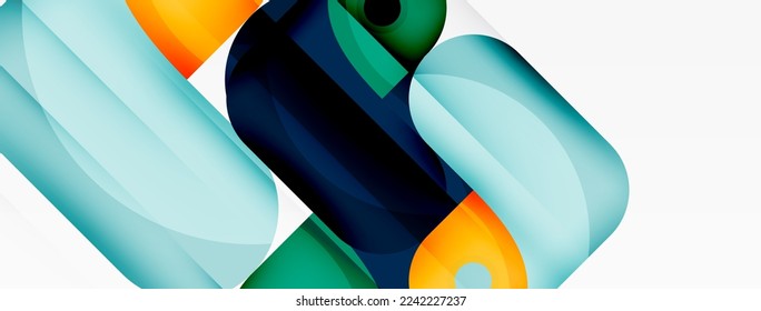 Papel geométrico creativo. fondo abstracto moderno y minimalista. Plantilla de negocio de Techno para papel de pared, banner, fondo o aterrizaje
