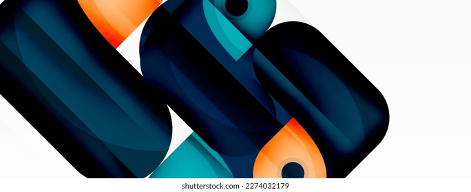 Creative geometric wallpaper. Trendy minimal abstract background. Techno business template for wallpaper, banner, background or landing
