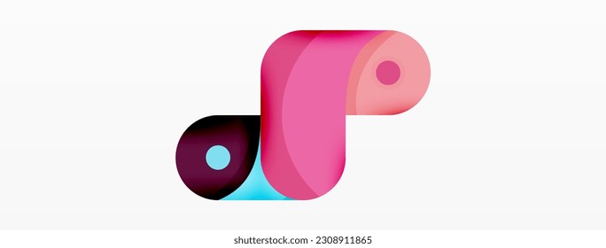 Creative geometric wallpaper. Trendy minimal abstract background. Techno business template for wallpaper, banner, background or landing