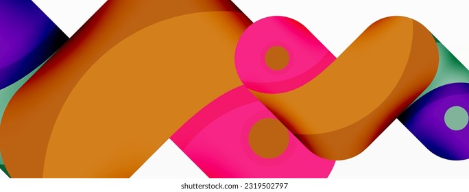 Creative geometric wallpaper. Trendy minimal abstract background. Techno business template for wallpaper, banner, background or landing
