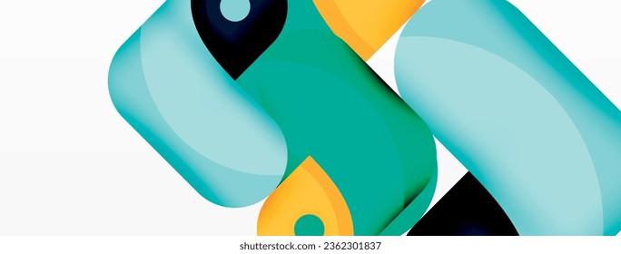 Creative geometric wallpaper. Trendy minimal abstract background. Techno business template for wallpaper, banner, background or landing