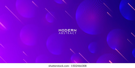 Creative geometric wallpaper. Ultra violet blue and purple colors. Trendy gradient shapes composition. Vector Eps10 vector.