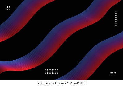 Creative geometric wallpapers. Trendy fluid flow gradient shapes composition. Applicable for gift card, Poster on wall poster template, landing page, ui, ux ,coverbook, baner, social media posted vol 
