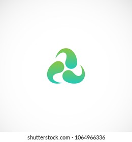 Creative geometric water vector designs