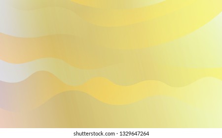Creative geometric wave shape with gradient color. Vector illustration. Design for holographic composition.
